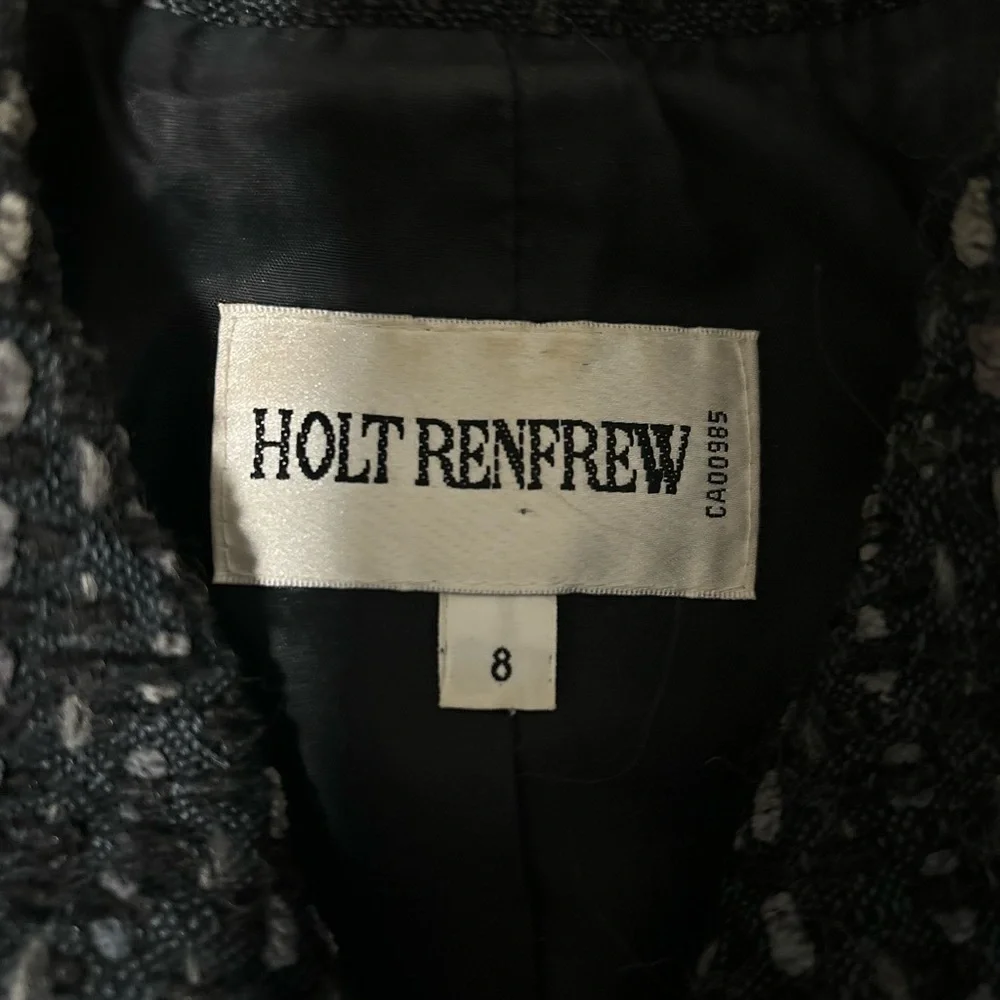 HOLT RENFREW vintage wool skirt suit - Picture 8 of 11